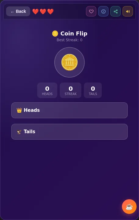 Coin Flip screenshot