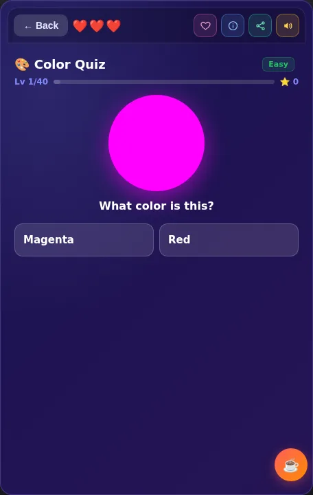 Color Quiz screenshot