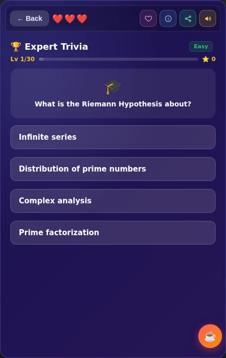 Expert Trivia screenshot
