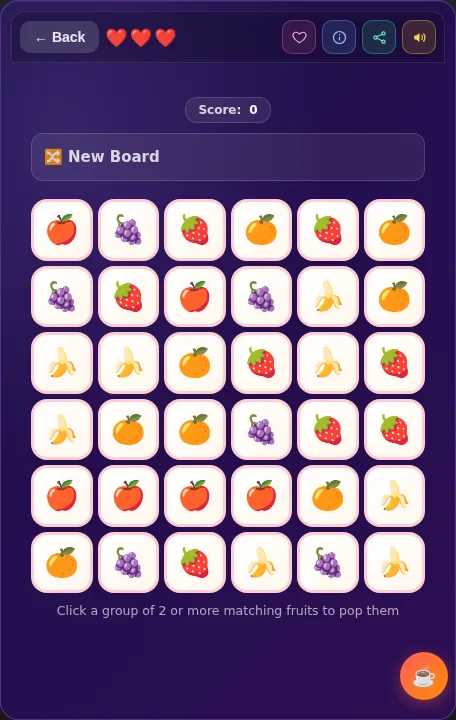 Fruit Pop Blast screenshot