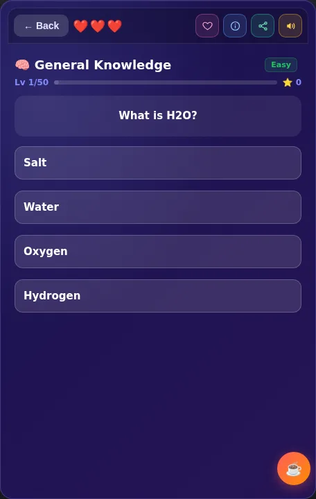 General Knowledge screenshot