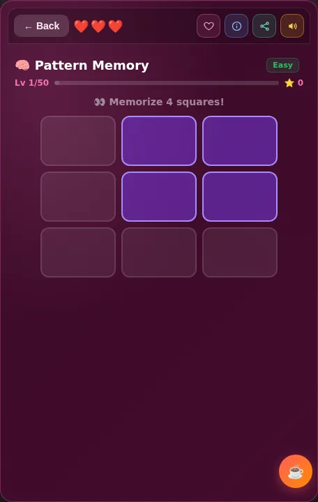 Pattern Memory screenshot