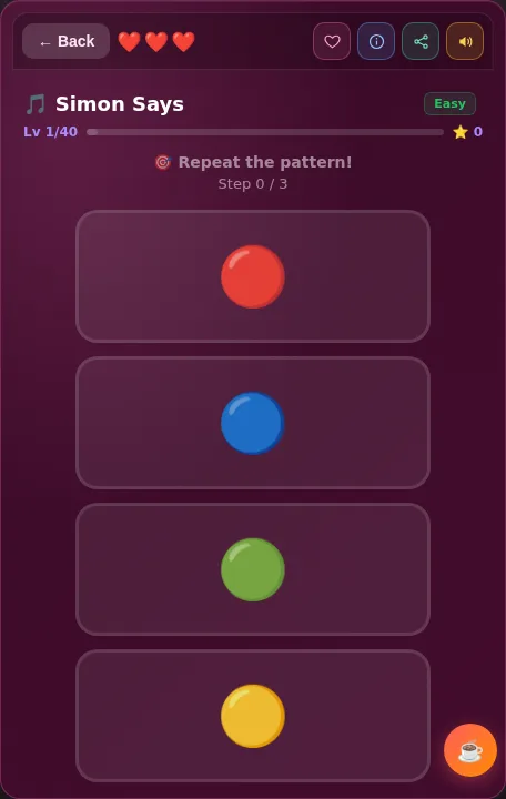 Simon Says screenshot