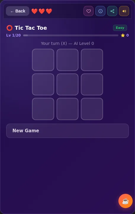 Tic Tac Toe screenshot