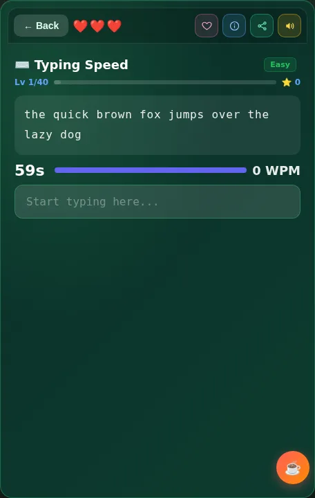 Typing Speed screenshot