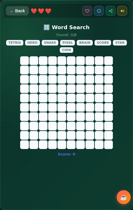 Word Search screenshot